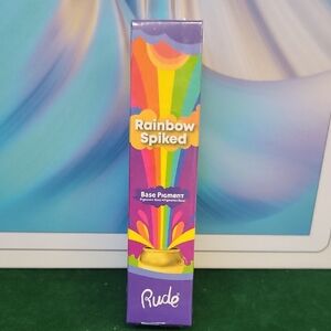 RUDE Rainbow Spiked Base Pigment 12g New Sealed - Dark Blue 38018